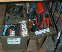 Tool Box - Hammer, Screwdriver, Pliers, Allen Keys, Spanner
