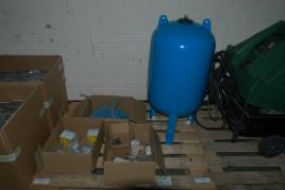 Boss 10Bar Pressure vessel 100Ltr, cable, electrical spares