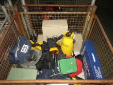 Bags, Worklights, Pressure Sprayers, Goggles, First Aid Kit, Scales, Safes
