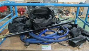 Omnitec smoke detector kit in carry bag