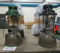 4x Paraffin 'Tilley' Lamps