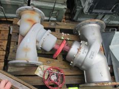 2x Valves - 400-15 - 1x 8" DN 200 - 1x 10" DN 250