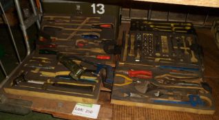 Tool Kit - Spanner, Sockets, Screwdriver, Saw, Hammer Pliers