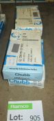 4x Chubb Castle Mortice Deadlocks