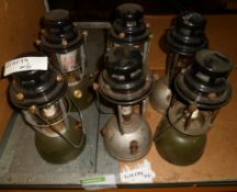 6x Paraffin Lamps