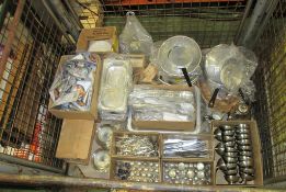 Catering Equipment, Bowls, Salt Shakers, Knives, Moulds