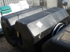 PLASTIC WATER TANK  X 2 - 57" X 25" X 32"