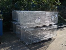 PERSONNEL CAGE LOCKERS X 8 - 7FT X 2FT X 2FT