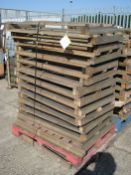 PRESSURE TREATED WOODEN FRAMES X 25 - 47" X 27.5"