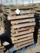 PRESSURE TREATED WOODEN FRAMES X 22 - 47" X 27.5"