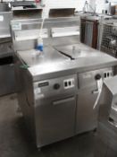 MASTER JET TWIN TANK FRYER/MASTER JET FRYER AND FILTER MAGIC II - ELECTRIC