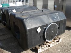 PLASTIC WATER TANK  X 2 - 57" X 25" X 32"