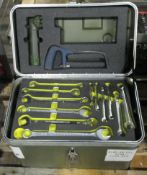 Ex-MOD Tool Kit - Torch, Spanners, Saw, Socket Wrench