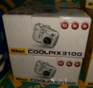 4x Nikon Coolpix 3100 cameras