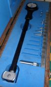 Cylinder gauge set - 2"-6" range in carry box