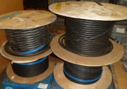 5x Reels of cable - Unknown lengths
