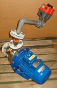 Lowara Transfer pump - SHE 32 - 200/40/P - 9-27m3 - 4KW - 2980 RPM - Motor
