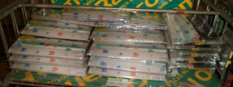Party Goods - Age 50 Ceiling Decorations 100ft Long x 18 packs of 6 - Age 6