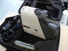 HP mp3130 projector in case.