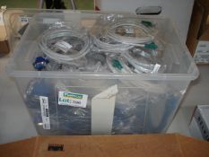 Box of assorted cables.