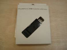 DisplayPort to HDMI converter with audio.