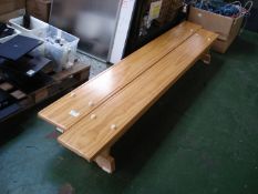 2x 7' gym benches.