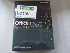 MICROSOFT Office for Mac 2011 product key.