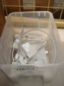 Box of assorted apple cables.