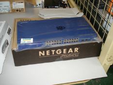 NETGEAR ProSafe GS724T smart switch.