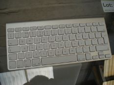 Unboxed Apple wireless keyboard.
