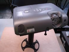 EPSON EMP-X3 projector on mount with case