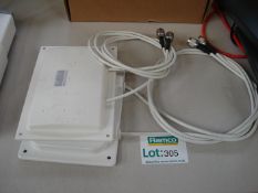 2x CISCO patch antennas. Models air-ant24659-r and air-ant2012.