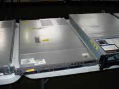 HP ProLiant DL360 G5 + 2x 72gb drives.