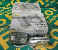 3x Nikon Coolpix L2 - 1x Sony Cybershot N50