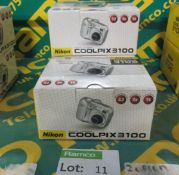 3x Nikon Coolpix 3100