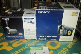 2x Sony Handycam - DCR-TRV270E - DCR-SX50E