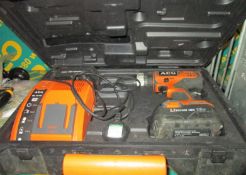 AEG Cordless Drill - 2x Battery, 1x Charger