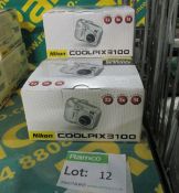 3x Nikon Coolpix 3100