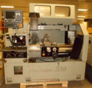 XYZ Proturn 350 CNC Lathe - Proto Trak LX2 Control Panel, Tail Stock - Gap