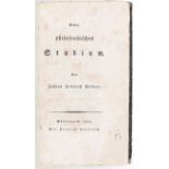 Herbart, Über philosophisches Studium
Herbart, J. F. Ueber philosophisches Studium. Göttingen, H.
