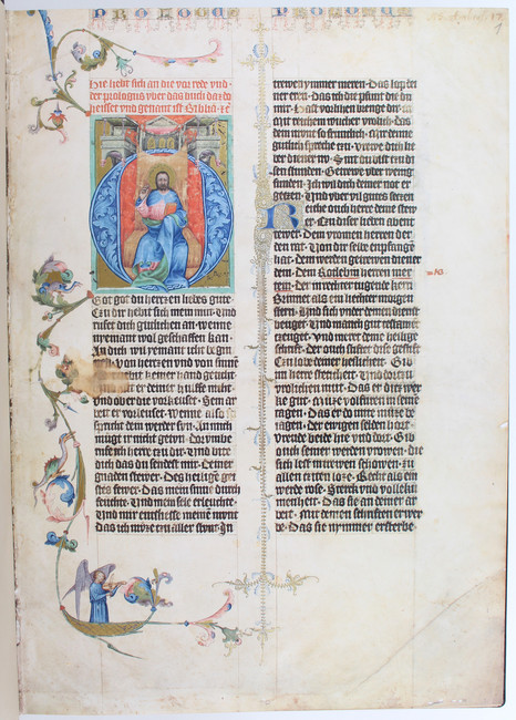 Wenzelsbibel. Faks. 12 Bde.
Faksimiles. - Wenzelsbibel. Codex Vindobonensis 2759-64 aus dem Besitz - Image 2 of 4
