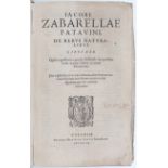 Zabarella, De rebus naturalibus
Zabarella, J. De rebus naturalibus libri XXX. Quibus quaestiones,