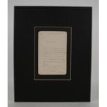 Freytag, Brief mit U.
Freytag, Gustav (Schriftsteller; 1816-1895). Eigenhändiger Brief mit