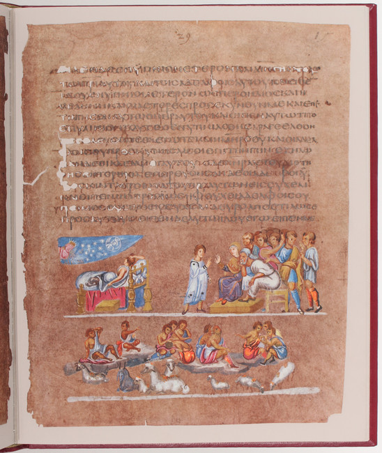 Wiener Genesis. Faks. 2 Bde.
Faksimiles. - Wiener Genesis. Faksimile-Ausgabe des Codex theol. gr. 31