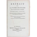 Lamarck, Extrait de la flore française
Lamarck, (J. B. A. P. Monnet de). Extrait de la flore