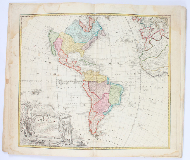 Hübner, Bequemer Schul Atlas
Hübner, J. Bequemer Schul Atlas aus achtzehen Homannischen Landkarten - Image 4 of 5