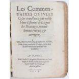 Caesar, Commentaires. 1555 / 2 Bde.
Caesar, C. J. Les commentaires translatez par... Estienne de