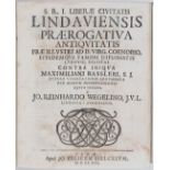 Wegelin, Lindaviensis praerogativa
Lindau. - Wegelin, J. R. Liberae civitatis Lindaviensis