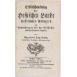 Engelhard, Erdbeschreibung. 2 Bde.
Engelhard, R. Erdbeschreibung der Hessischen Lande Casselischen