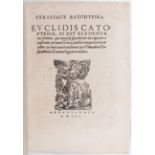 Euclid, Katoprika
Euclid. Katoptrika (graece). Catoptrica, id est elementa eius scientiae...